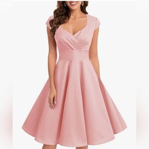 Bbonline Blush Classic Fit to Flare Party Dress 2XL